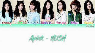 Apink (에이핑크) – HUSH Lyrics (Han|Rom|Eng|Color Coded) #TBS