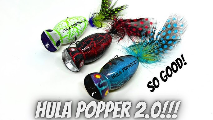 Hula Popper 2.0 by Arbogast - Old School bass topwater Fishing