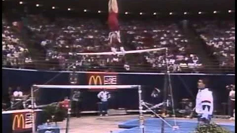 Shannon Miller - Uneven Bars - 1992 McDonalds American Cup