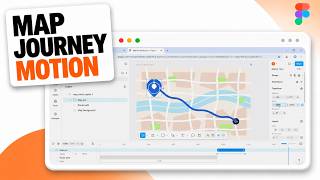 How to Animate a Map Route with Bounce Keyframes in Figma Motion