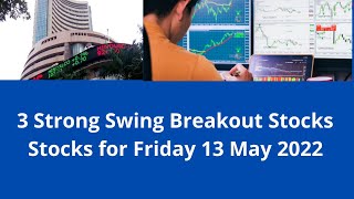 3 Strong Breakout Swing Trading Stocks for  13 May 2022