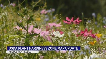 USDA plant hardiness zone map updated