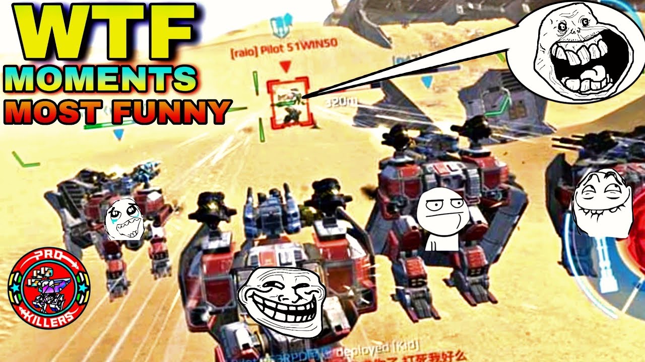 War Robots Funny Moments | PRO KILLERS