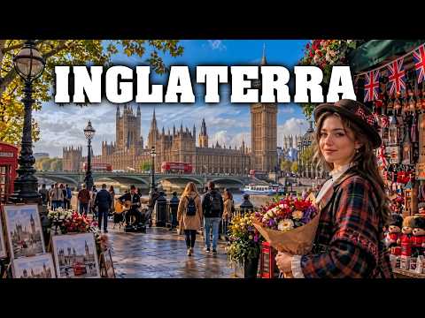 MARAVILLAS DE INGLATERRA | Los lugares más hermosos de la tierra de la niebla | Video de viaje 4K