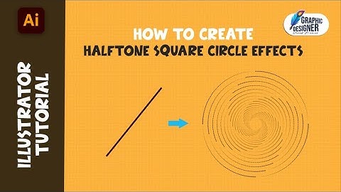 How to create Halftone square Effects | Adobe Illustrator | Tutorial | Illustrator Tutorial