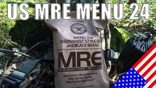 US MRE Menu 24 Southwest Style Beef Review