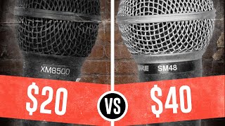 Behringer XM8500 vs. Shure SM48 Comparison (Versus Series)