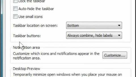 How to turn off desktop preview in Windows 7