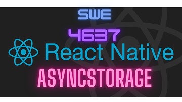AsyncStorage - Local Data Storage | React Native Tutorial For Beginners (In Bangla) | SWE 4637