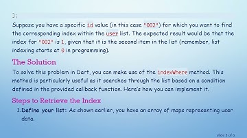 How to Easily Get an Index from a List in Flutter by Searching for a Value