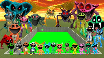 BIG HOLE TOXIC ALL Mecha Titan Dogday & Catnap Smiling Critters Army - Poppy Playtime in Garry