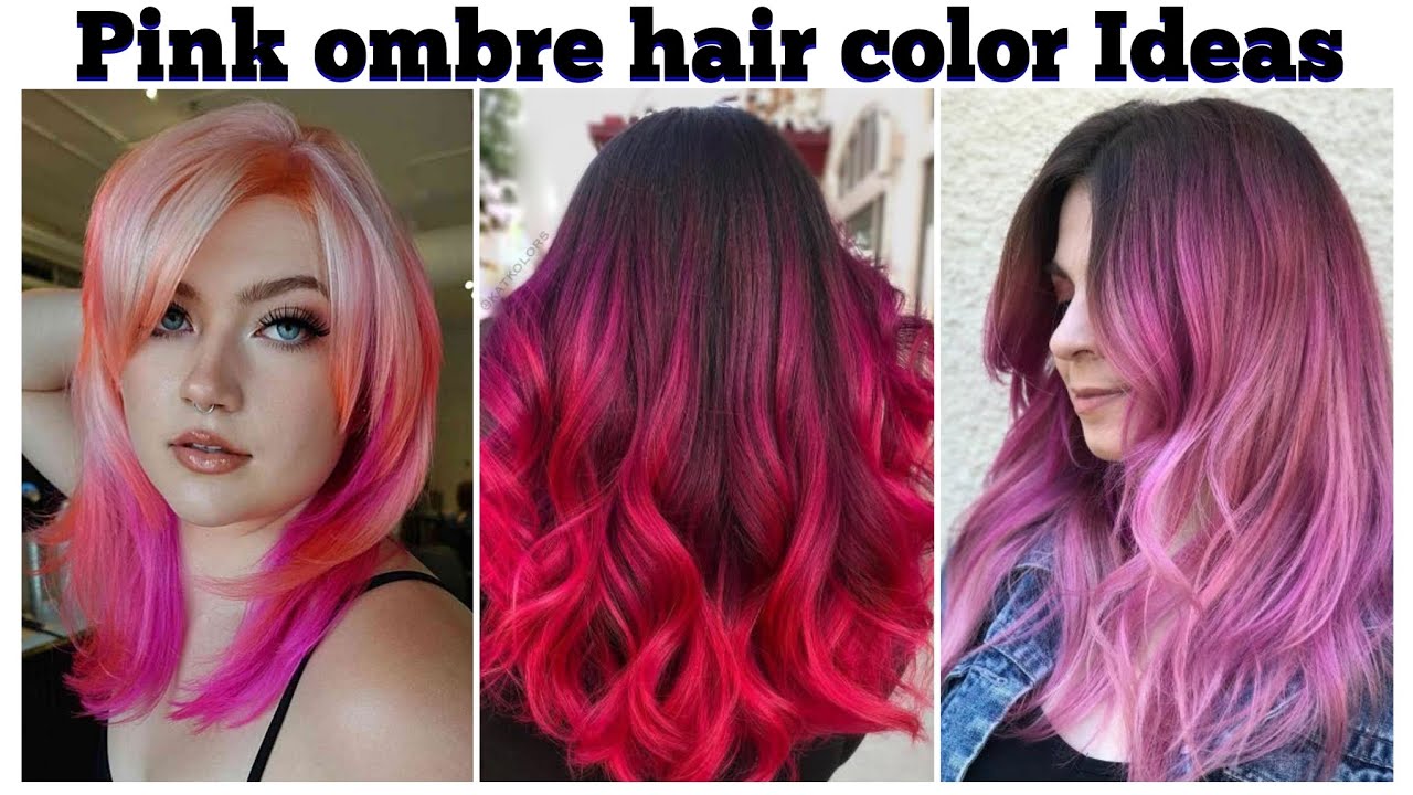 30 Outstanding Pink Ombre Haircolor and Hairstyle Ideas