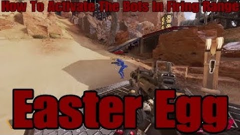 How To Activate The Bots In Firing Range Easter Egg | Bots Attack You! | Apex Legends