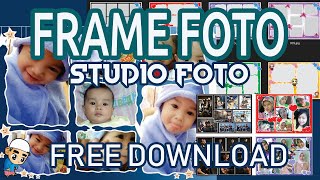 Gratis download bingkai foto | cara edit frame | pengusaha studio foto wajib punya screenshot 1