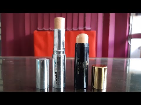 Lakme absolute kareena kapoor khan face contour stick vs colorbar full cover makeup stick