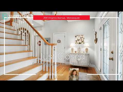394 VIRGINIA AVENUE, Manasquan, NJ home video tour