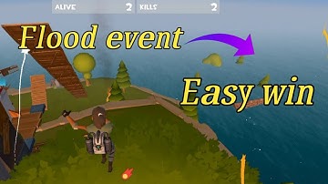 Flood event in Rocket Royale!! Easy win!!