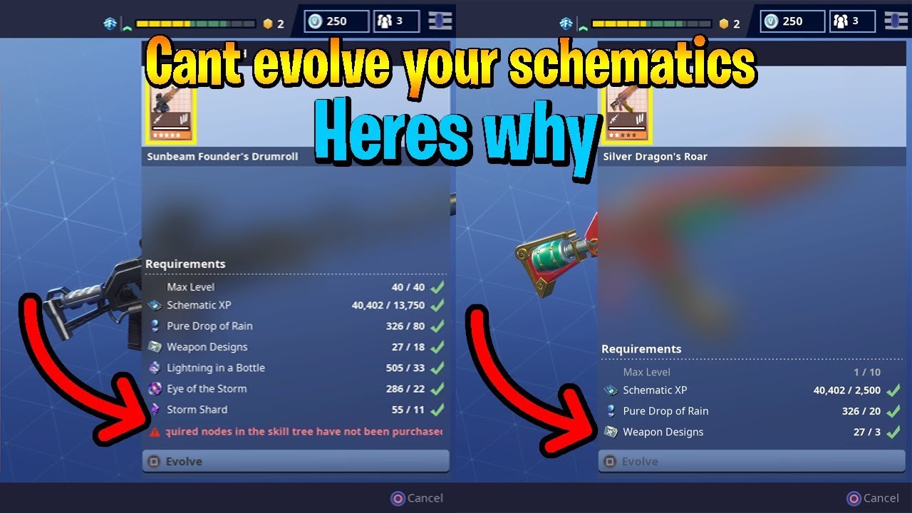 How To Unlock The Evolution For Your Schematics - Fortnite Save The