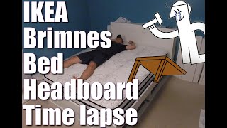 Ikea BRIMNES Bed + Headboard Timelapse Lonset slats