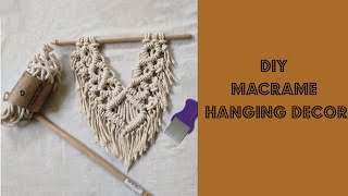 DIY Macrame Hanging Decor