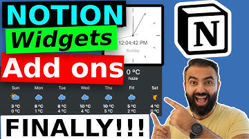 FREE Notion Widgets Add ons FINALLY | Embeds using Indify | Weather, Countdowns, Clocks extensions