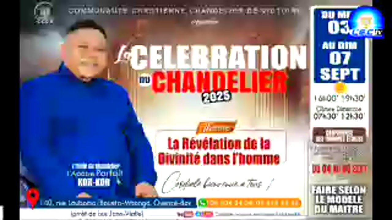 3ème Jour/Célébration du Chandelier 2025