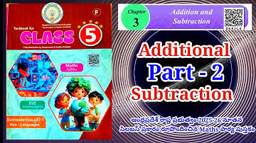 5th Class maths Additional and Subtraction | 5thclass maths lesson3 | 5th Maths textbook @tanzeelatv