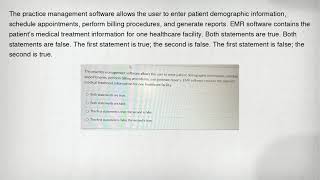 The practice management software allows the user to enter patient demographic information, schedule