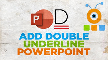 How to Add Double Underline in PowerPoint