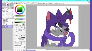 Art contest entry for Darkvned: Speedpaint @BriarBlue