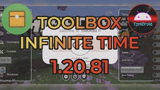 Toolbox for MCPE 1.20.81 Infinite Premium Time | ToolDroid 1.20.81 Infinite Time