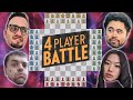 STALEMATE?! | 4 Player Chess with Hikaru, Agadmator, and Qiyu