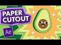 Easy Paper Cutout Stop Motion Look - After Effects Animation Tutorial