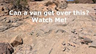 Can An AWD Transit Van Get Through This Joshua Tree NP Washout? Trip video to come! Subscribe!