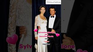 sylvester stallone and jennifer flavin evolution couple #sylvesterstallone #jenniferflavin #trending