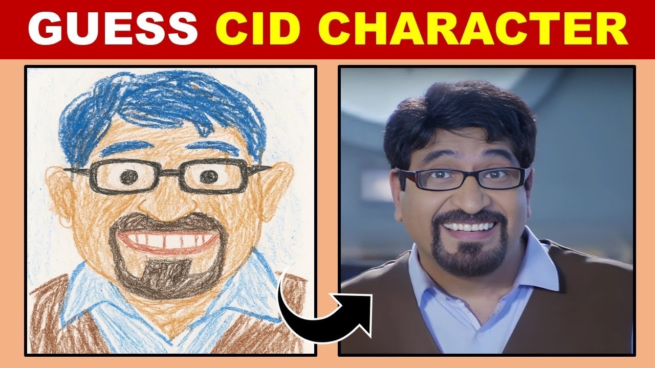 Guess CID characters by kids drawings | CID Quiz | CID guessing game 