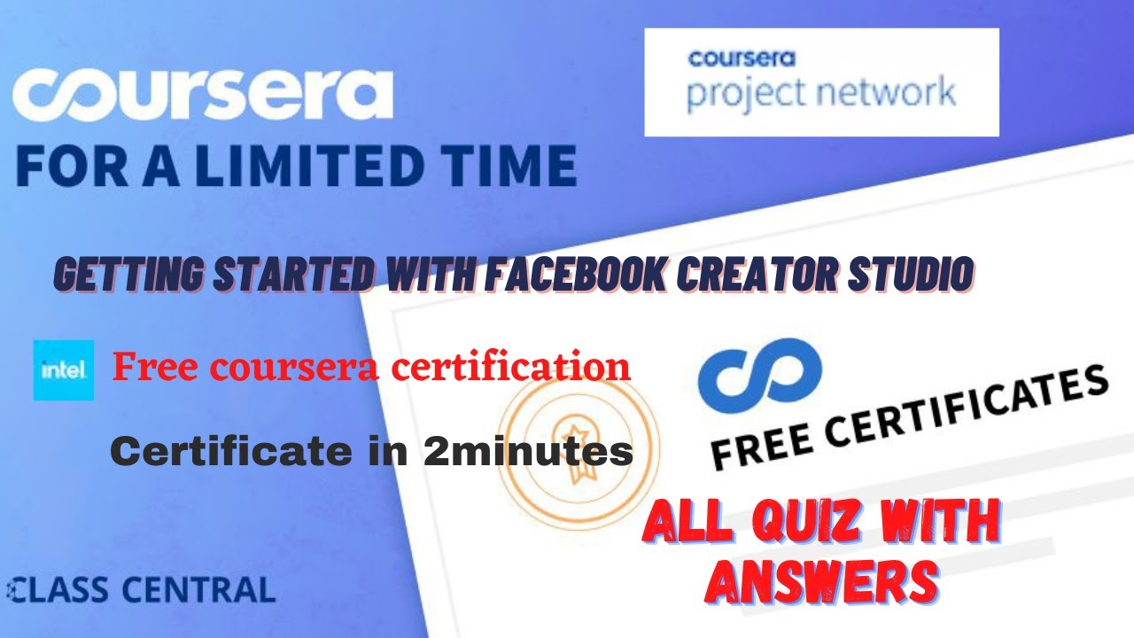 Getting Started With Facebook Creator Studio, All Quiz Answers.# ...
