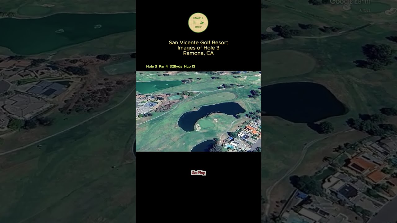 San Vicente Golf Resort | Images of Hole 3 | January 2026 | Ramona, Ca