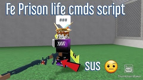 Fe Prison life cmds script (Roblox) | Fluxus and Hydrogen supports