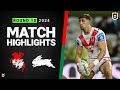 Nrl 2024  dragons v rabbitohs  match highlights