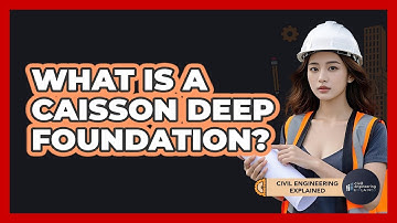 What Is A Caisson Deep Foundation? - Civil Engineering Explained