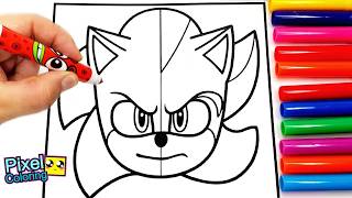 Sonic and Shadow - Coloring complition wow