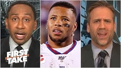 ‘OH STOP IT!’ - Stephen A. shuts down Max’s take on Saquon Barkley | First Take