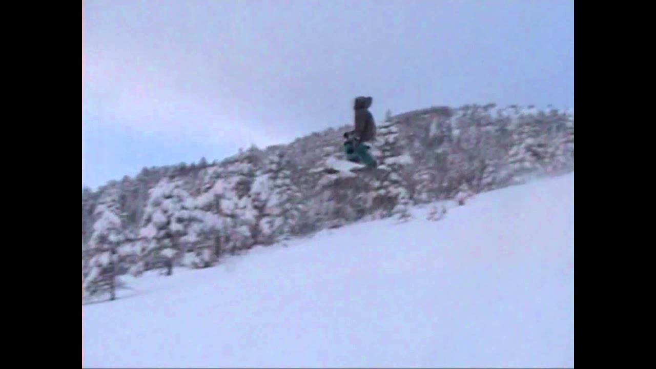 My first double backflip on snowboard!
