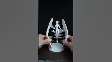 Reborn - 3D printed string art