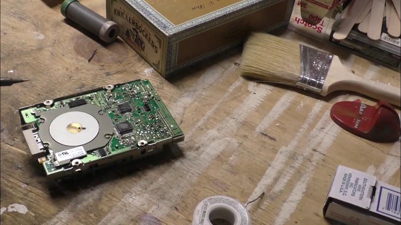 Repairing My Tandy 1000HX's Floppy Drive WriteProtect Switch YouTube