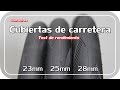 ¿CUBIERTAS de 23mm, 25mm o 28mm? | CICLISMO