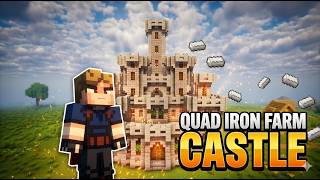 Quad IRON FARM Castle Edition! | Java Edition All Versions | MINECRAFT