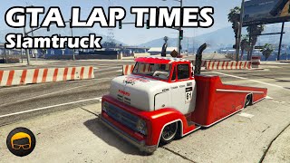 Fastest Utility Vehicles (Slamtruck) - GTA 5 Best Fully Upgraded Cars Lap Time Countdown screenshot 5