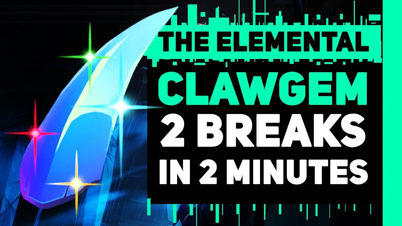 Dauntless ELEMENTAL CLAWGEM | 2 Breaks in 2 minutes - Repeaters Build